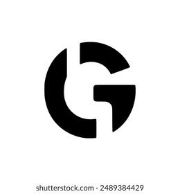 letter G fashion brand logo vector illustration template design