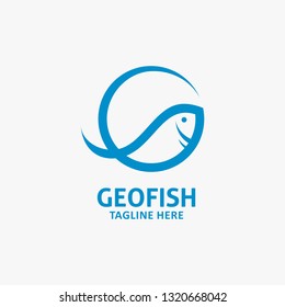 Letter G fish logo design