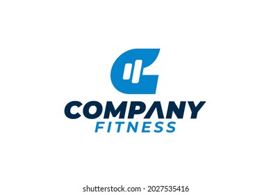 letter G fitness logo vector for any business especially for fitness, gym, bodybuilding, sport club, etc.