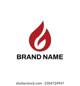 Letter G Flame Logo Concept