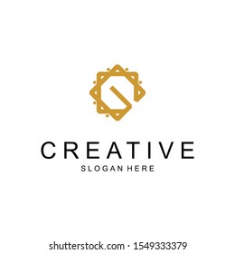 Letter G Frame Luxury Creative Logo