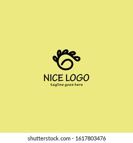 Letter  g funny Letter Mark logo vector inspiration Royalty free