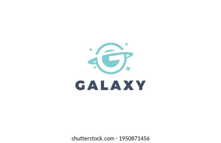 Letter G Galaxy Logo Vector Icon Stock Vector (Royalty Free) 1950871456 ...