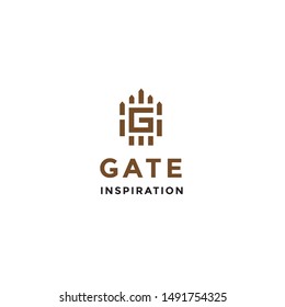 Letter G Gate Logo Template