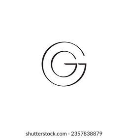 Letter G or GG logo or icon design