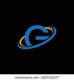 Letter G  with globe vector logo template design, G globe icon