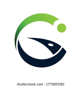 letter g golf  logo design