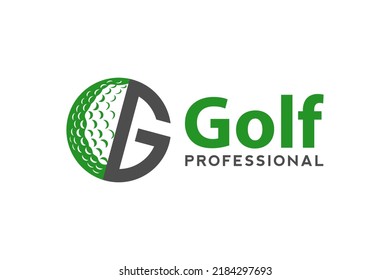 Letter G for Golf logo design vector template, Vector label of golf, Logo of golf championship, illustration, Creative icon, design