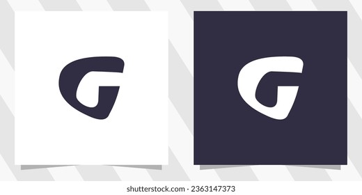 letter g with golf logo design