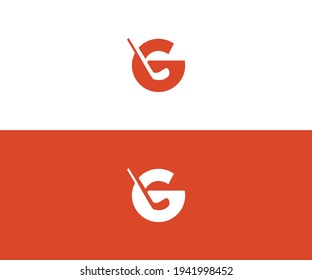 letter G and Golf logo with template