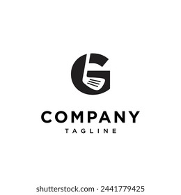 Letter G Golf Stick logo icon vector template.eps