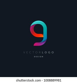 Letter G gradient 3d logo vector, multi colour letter icon template.