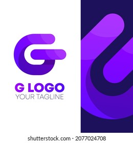 Letter G Gradient Logo Design