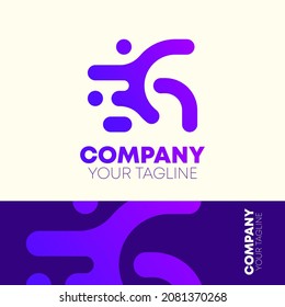Logo-Design des Buchstaben G	
