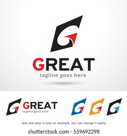 Letter G great Logo Template Design Vector or Icon