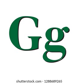 letter G green
