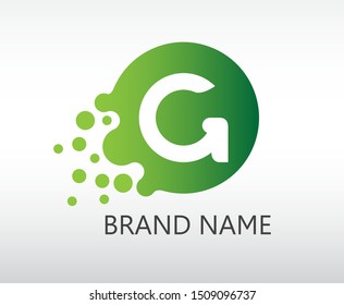 the letter G in the green bubble circle.