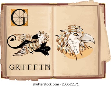 letter G with Griffin 