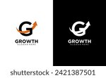 Letter G Growth Logo Vector Template