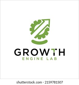 Letter G Growth Logo Vector Template