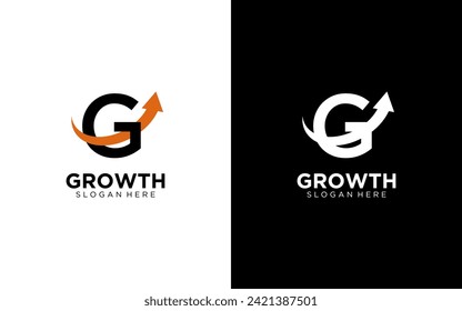 Letter G Growth Logo Vector Template