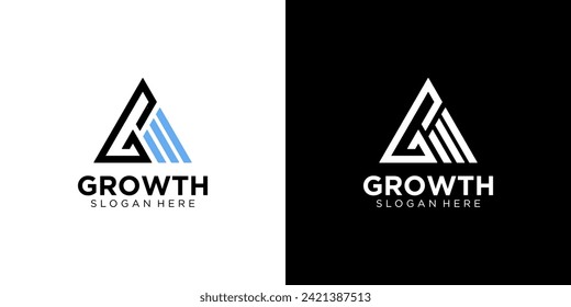 Letter G Growth Logo Vector Template