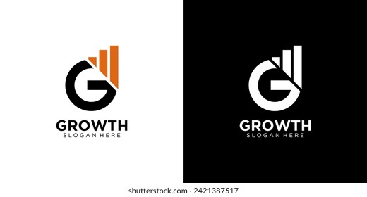 Letter G Growth Logo Vector Template