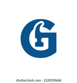 Letter G Hammer Building Services, Repair, Renovation and Construction Logo Design 