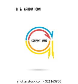 Letter G icon  logo design vector template.Vector illustration