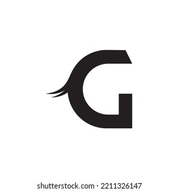 Letter g icon logo free vector