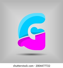 Icono de letra G y plantilla de logotipo. Nuevo diseño y elegante concepto tipográfico. color fresco. Archivo EPS.