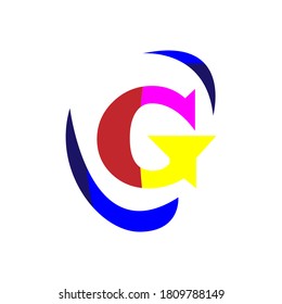 Letter G icon vector design illustration