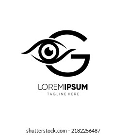 Buchstabe G - erste Vektorgrafik-Vektorgrafik des Eye-Logos