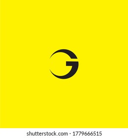 Letter G Initial Logo Design Vector Template Illustration