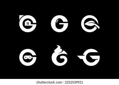 Letter G initial logo icon design template. elegant, modern, luxury, abstract, simple,technology