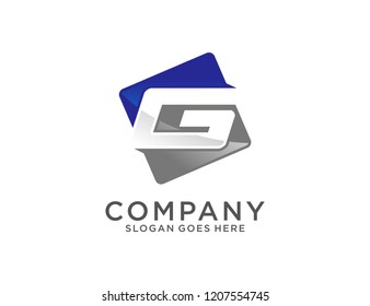 Letter G initial logo template