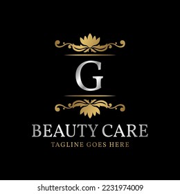 letter G initial luxury vector logo design