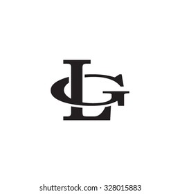 letter G and L monogram logo