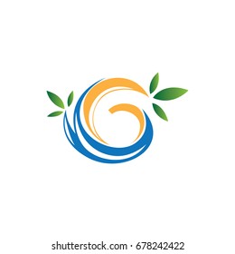letter G leaf logo