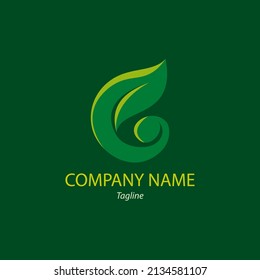 Buchstabe G mit Logo-Design. Geeignet für Unternehmen wie Gartenbau, Landwirtschaft, Gesundheit und Wellness, natürliche und ökologische Erzeugnisse, Umweltschutz, Finanzen, Investitionen u.a.