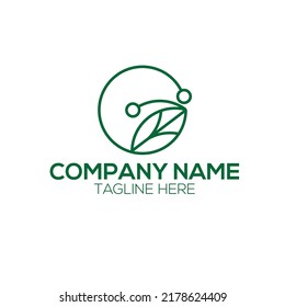 Letter G Leaf Logo design For Brand