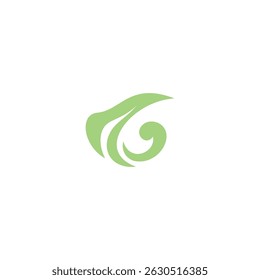 Letter G Leaf Logo Design