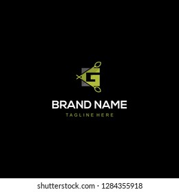 Letter G Leaf Nature Abstract Creative Modern Business Logo