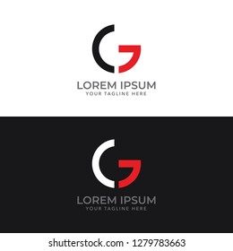Letter G Logo, abstract, bold, symbol G, simple