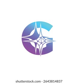Letter G logo, G logo, AI logo set, modern and minimal design, tech-inspired, colorful icons and symbols, suitable for artificial intelligence, innovation, branding, startups, and digital identity.