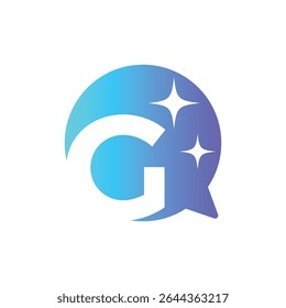 Letra G logotipo, G logotipo, conjunto de logotipo AI, design moderno e mínimo, inspirado na tecnologia, ícones e símbolos coloridos, adequado para inteligência artificial, inovação, marca, start-ups e identidade digital.