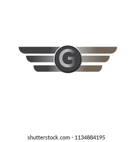 Letter G logo. Alphabet logotype vector design