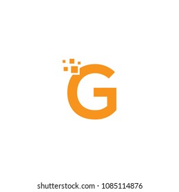 Letter G logo. Alphabet Vector.