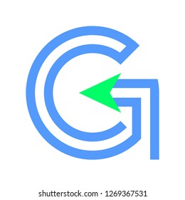 Letter G Logo With Arrow