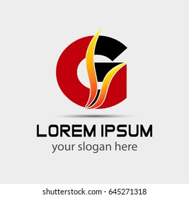 Letter G logo. Business logo vector illustration

